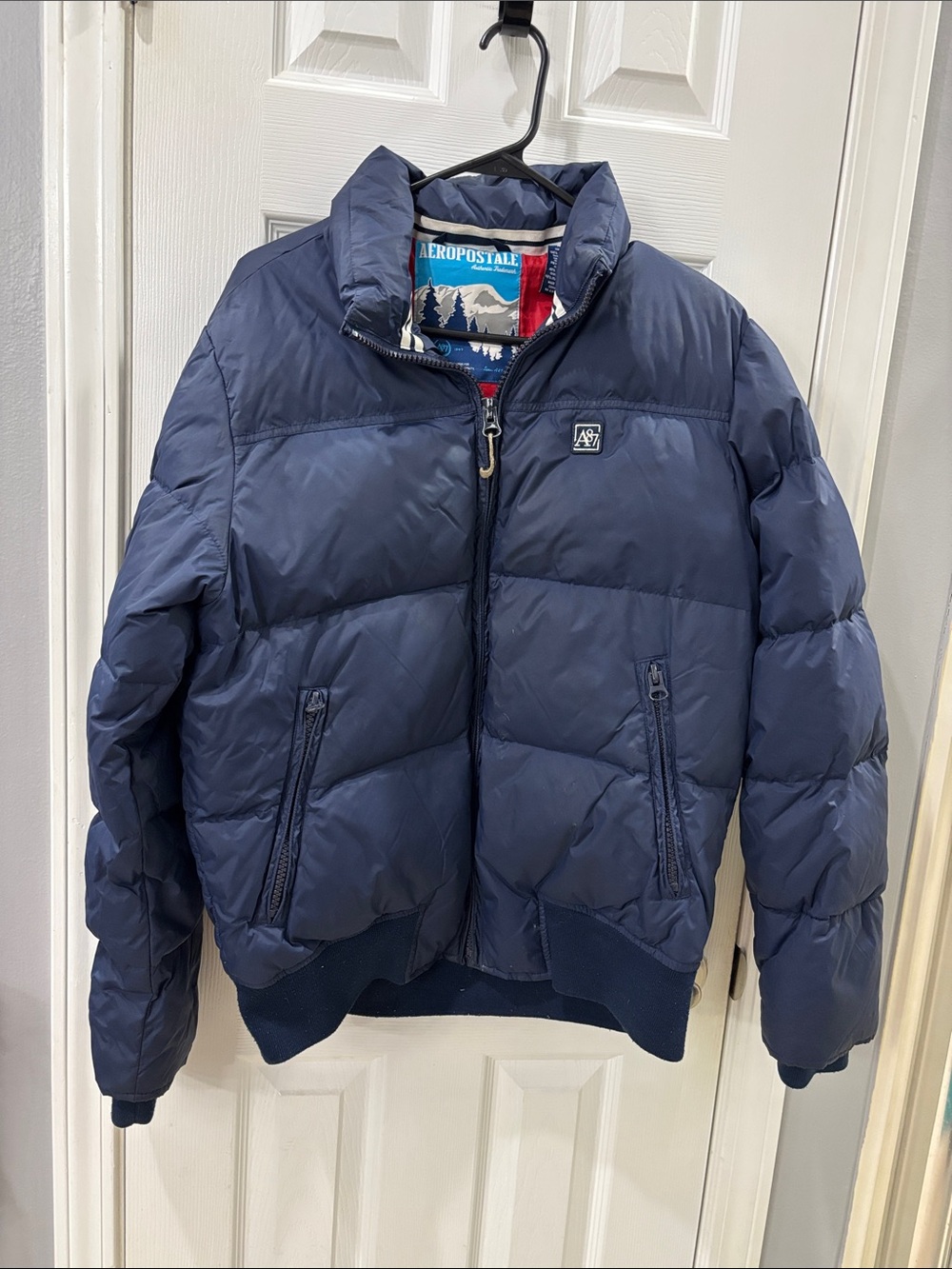 Aeropostale Kids Navy Blue Puffer Jacket
